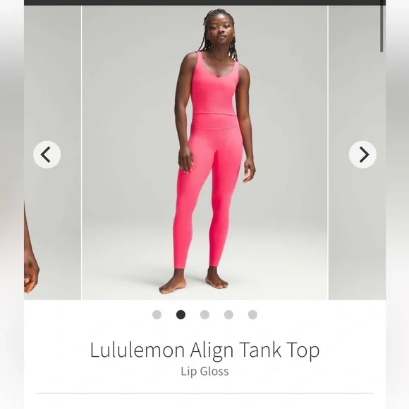Lululemon Align Tank in Lip Gloss size 6 - Picture 2 of 9